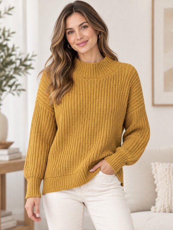 Aerie Sweaters - Aerie Ribbed Knit Sweater